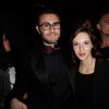 Cyprien et sa compagne Aurélie lors des Web Comedy Awards à Bobino, le 21 mars 2014.