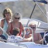 Exclusif - Camilla Parker Bowles en vacances avec des proches à Ibiza, le 3 septembre 2014.