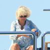 Exclusif - Camilla Parker Bowles en vacances à Ibiza, dans les Baléares, le 2 septembre 2014