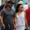 Eva Longoria et son compagnon Jose Antonio Baston lors de leurs vacances à Miami, le 13 septembre 2014.