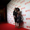 Laura Prepon et Uzo Aduba - Soirée de lancement Netflix au Faust à Paris, le 15 septembre 2014.