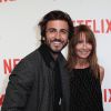 Cyril Paglino et Axelle Laffont lors de la soirée de lancement de Netflix France chez Faust, Paris, le 15 septembre 2014.