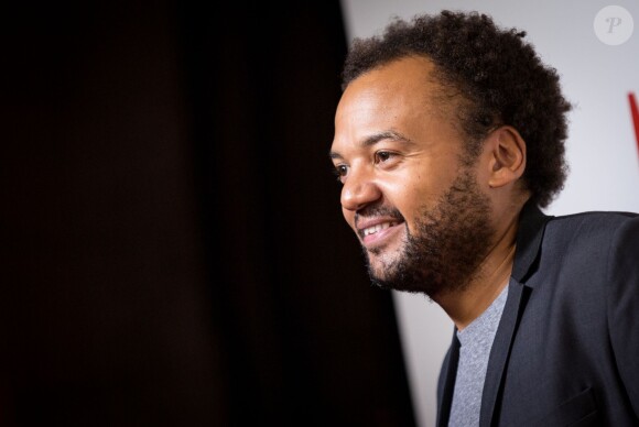 Fabrice Eboué - Soirée de lancement Netflix au Faust à Paris, le 15 septembre 2014.