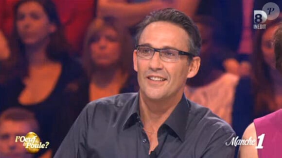 Julien Courbet, invité sur le plateau (L'Oeuf ou la Poule - émission diffusée sur D8 le vendredi 16 mai 2014.)