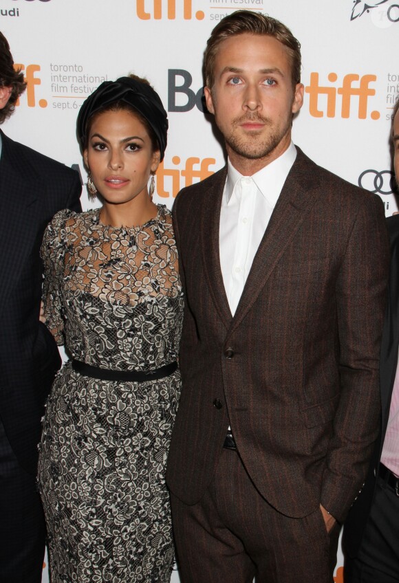 Eva Mendes, Ryan Gosling - Première du film The Place Beyond The Pines, le 7 septembre 2012 à Toronto.