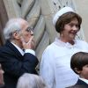 Michel Legrand et Macha Méril se sont mariés religieusement à la cathédrale Saint-Alexandre-Nevsky dans le 17e arrondissement de Paris, le 18 septembre 2014.