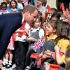 Le prince William en visite à Oxford seul, sans son épouse la duchesse Catherine, souffrante, le 8 septembre 2014, jour de l'annonce de sa seconde grossesse.