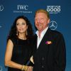 Boris Becker et son épouse Lilly Kerssenberg lors du gala 'Laureus Sport For Good' à Munich, le 19 septembre 2014