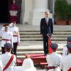 Le prince William était en visite à La Valette, à Malte, le 20 septembre 2014 dans le cadre de sa visite officielle, en remplacement de son épouse Kate Middleton, pour le cinquantenaire de l'indépendance de Malte, et a pu assister à une reconstitution historique.