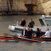 Le prince William a embarqué à Burgi pour un petit tour dans la rade de la Valette, à Malte, le 21 septembre 2014, remplaçant son épouse Kate Middleton en visite officielle dans le cadre du cinquantenaire de l'indépendance de l'archipel méditerranéen.