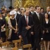 Le prince William lors d'un service religieux en la cathédrale Saint Jean à La Valette le 21 septembre 2014 dans le cadre de sa visite officielle, en remplacement de son épouse Kate Middleton, pour le cinquantenaire de l'indépendance de Malte.