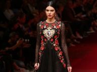Fashion Week : Kendall Jenner, jeune beauté parmi les super top models à Milan