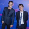 Gaspard Ulliel et Bertrand Bonello - Avant Première du film "Saint Laurent" au Centre Georges Pompidou" à Paris le 23 septembre 2014.