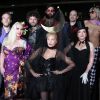Exclusif - Arielle Dombasle, Arthur H, The Legendary Tigerman, le groupe Poni Hoax et les artistes du Cabaret New Burlesque - Séance photo au New Morning pour annoncer le nouveau spectacle du Cabaret New Burlesque, le 23 septembre 2014 à Paris. Ce show aura lieu les 26, 27 et 28 septembre 2014 au Cirque d'Hiver à Paris dans le cadre du Festival Île de France.