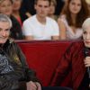 Claude Lelouch et Nicole Croisille - Enregistrement de l' émission "Vivement Dimanche" à Paris le 24 septembre 2014. L'émission sera diffusée le 28 Septembre.