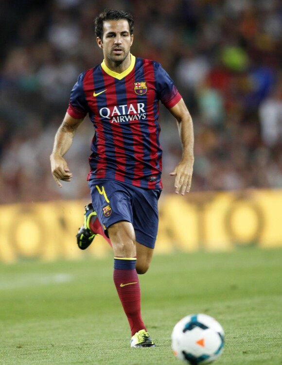 Cesc Fabregas à Barcelone, le 2 août 2013.
