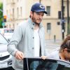 Mila Kunis, enceinte, et Ashton Kutcher sont allés déjeuner à Los Feliz, le 24 mai 2014.
