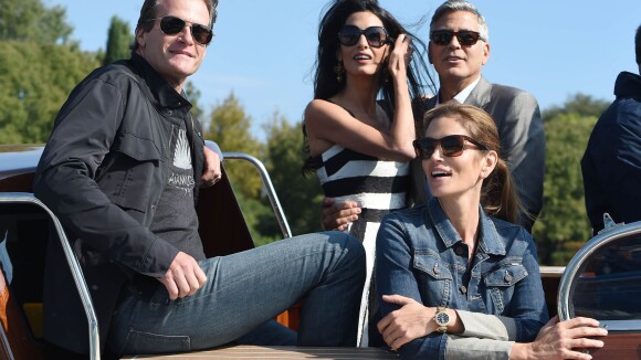 Mariage de George Clooney et Amal : Cindy Crawford divine, les invités arrivent