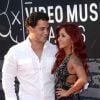 Nicole Polizzi et son fiancé Jionni LaValle à la cérémonie des MTV Video Music Awards, le 25 août 2013.