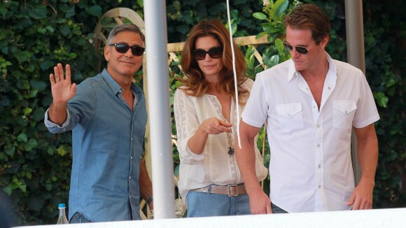George Clooney, un marié à Venise : Brunch avec Cindy Crawford et Rande Gerber