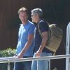 Exclusif Rande Gerber et George Clooney arrivent à Cabo San Lucas pour passer des vacances le 10 avril 2014