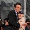 Robert Downey Jr. et sa mère Elsie Downey à Hollywood, Los Angeles, le 7 décembre 2009.
