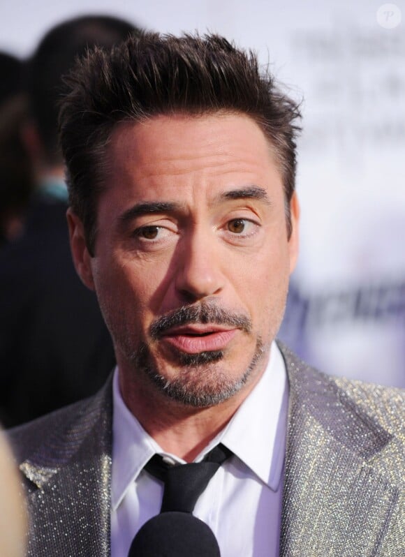 Robert Downey Jr à New York le 28 avril 2012.