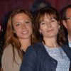 Cécilia Hornus et Dounia Coesens - Prix Ambassadeur ELA 2014 à la Cité des Sciences et de l'Industrie au Parc de la Vilette à Paris le 4 juin 2014.