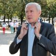  Luis Fernandez lors du 2e tournoi de pétanque au profit de l'association "MeghanOra" sur l'Esplanade des Invalides à Paris, le 28 septembre 2014 