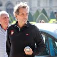  Jean-Jacques Bourdin lors du 2e tournoi de p&eacute;tanque au profit de l'association "MeghanOra" sur l'Esplanade des Invalides &agrave; Paris, le 28 septembre 2014 