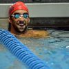Michael Phelps au Mecklenburg County Aquatic Center de Charlotte, le 15 mai 2014