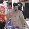 Michael Phelps à l'hôtel Fontainebleau de Miami, le 20 mars 2013