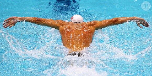 Michael Phelps lors des JO de Londres le 30 juillet 2012