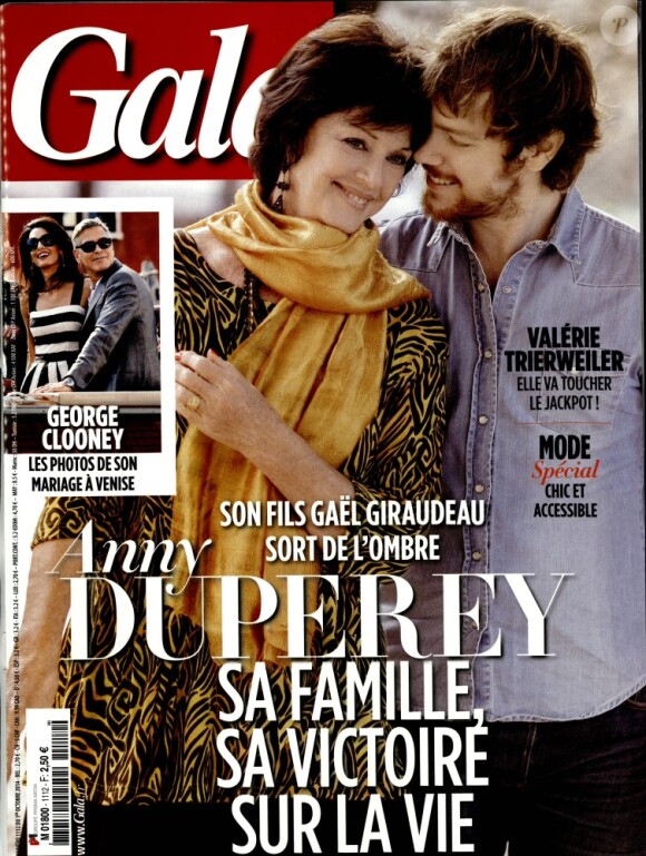 Magazine Gala, en kiosques le 1er octobre 2014.