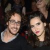 Thomas Hollande et Joyce Jonathan - People au concert de Céline Dion au POPB de Paris, le 29 novembre 2013.