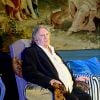 Gérard Depardieu et Fanny Ardant jouent la pièce de théâtre "La Musica" de Marguerite Duras à Riga en Lettonie le 29 août 2014