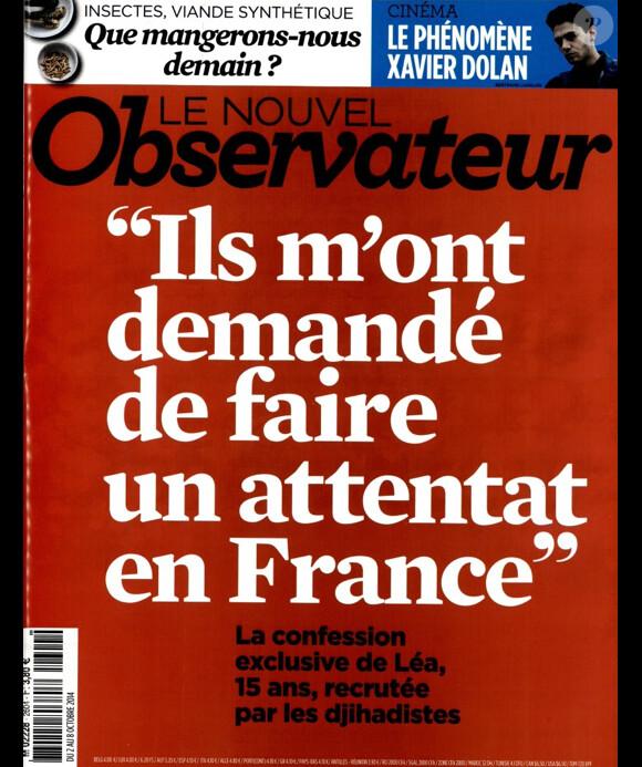 Le magazine Le Nouvel Observateur du 2 octobre 2014