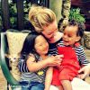 Katherine Heigl et ses filles : Adalaide et Naleigh le 1er mai 2014