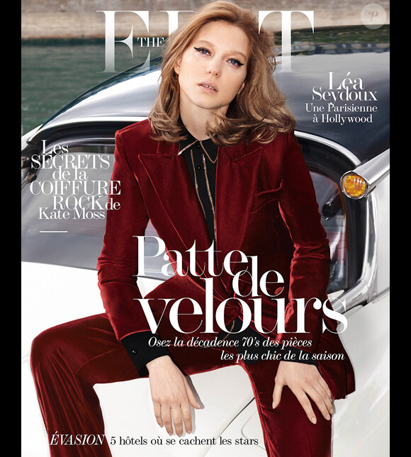 Léa Seydoux en couverture de The Edit le magazine en ligne de Net-a-porter.com (octobre 2014)