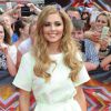 Cheryl Cole arrive aux auditions pour l'émission "X Factor" au Wembley Arena à Londres, le 1er août 2014. 