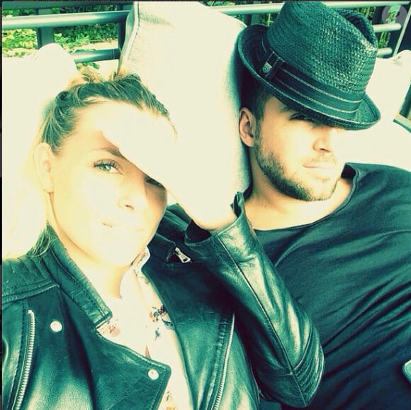 Alexia et son petit ami le 4 octobre 2014 en région parisienne.