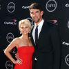 Michael Phelps et Win McMurry - Cérémonie des "Espy Awards" à Los Angeles, le 17 juillet 2013.