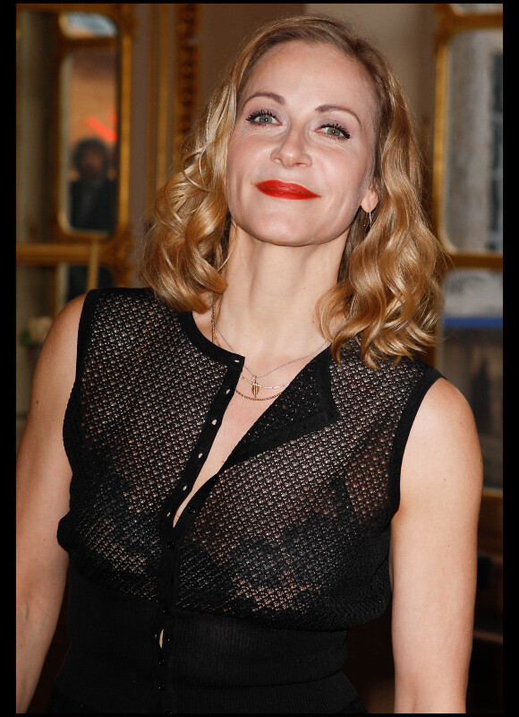 La comédienne Babsie Steger lors de la remise de décorations au ministère de la Culture, le 14 mars 2012, à Paris