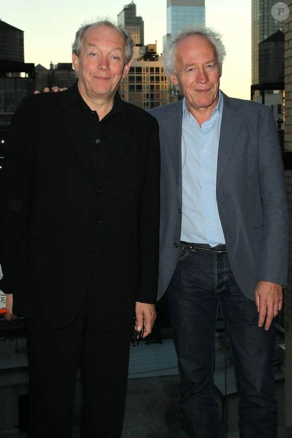 Luc Dardenne, Jean-Pierre Dardenne lors de l'avant-première du film Deux jours, une nuit, au New York Film Festival le 5 octobre 2014
