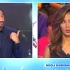 Cyril Hanouna reçoit le 6 octobre 2014 la chanteuse Nicole Scherzinger dans l'émission Touche pas à mon poste sur D8