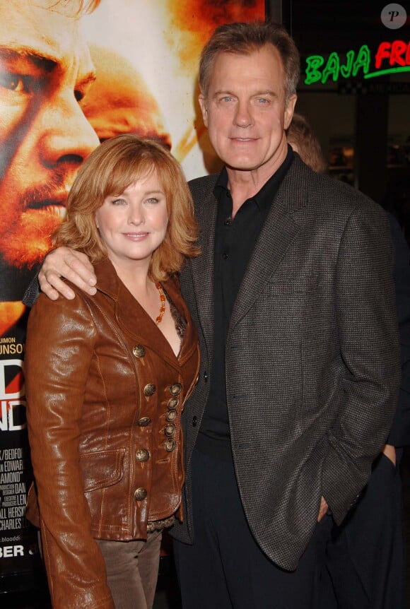Faye Grant et Stephen Collins à Los Angeles, le 6 décembre 2006.