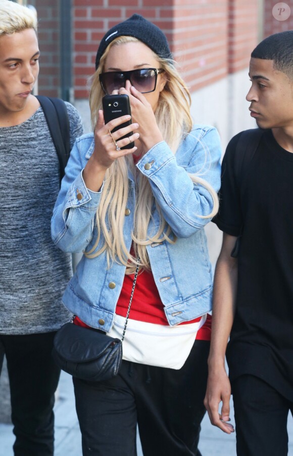 Amanda Bynes dans les rues de New York. Le 6 octobre 2014