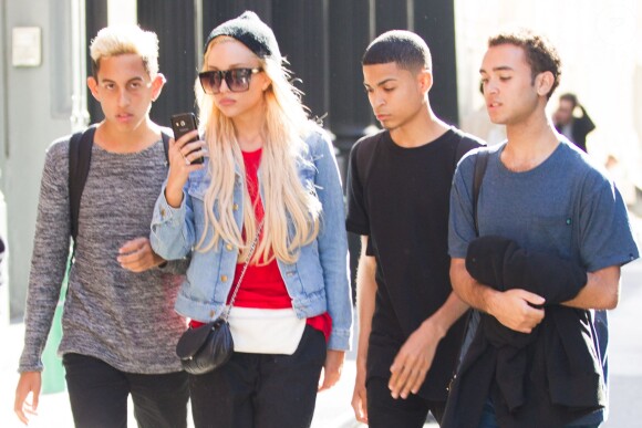 Amanda Bynes dans les rues de New York. Le 6 octobre 2014