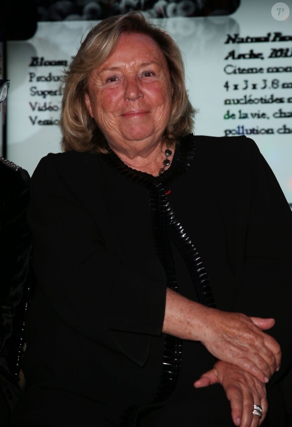 Maryvonne Pinault - Soirée du prix Meurice pour l'art contemporain à l'hotel Meurice à Paris, le 9 octobre 2014.