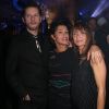 Emma De Caunes avec son mari Jamie Hewlett et Axelle Laffont - Soirée du prix Meurice pour l'art contemporain à l'hotel Meurice à Paris, le 9 octobre 2014.